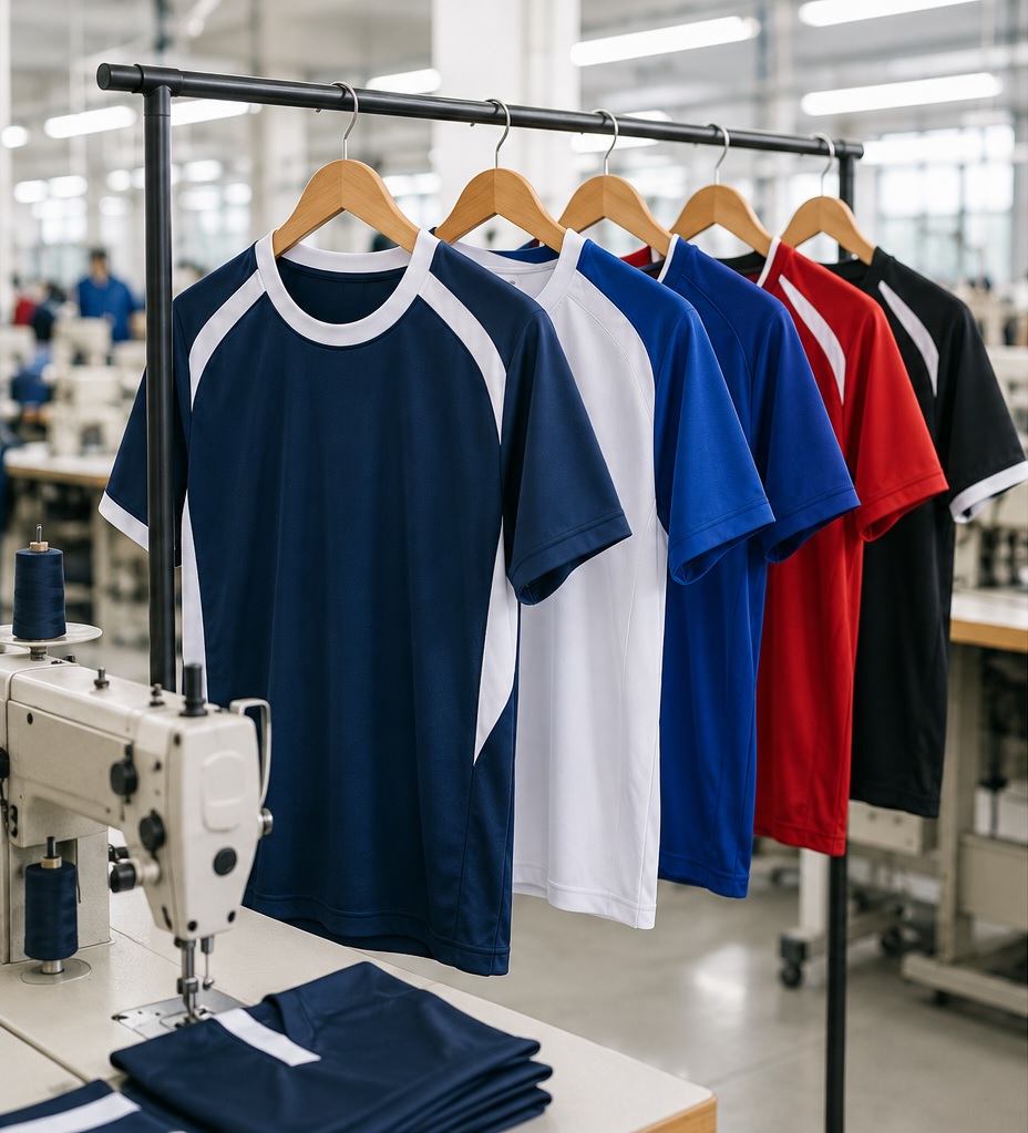 Custom sportswear production in Vietnam